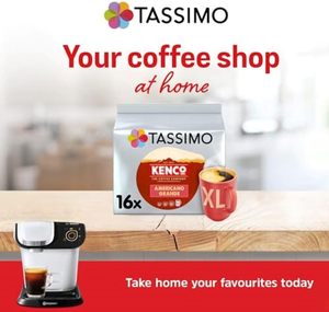 Cápsulas de Café Tassimo Kenco Americano Grande XL x16 (Paquete de 5, Total 80 Bebidas) - Product Image 2