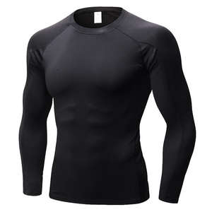 Sublimation Printed Spandex Bjj Quick-dry <b>Men</b> Compression Shirt <b>Top</b> <b>Long</b> <b>Sleeve</b> Sports Baselayer <b>Running</b> Dry Rash Guard - Product Image 6