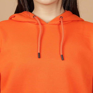 High Quality Customized Cropped Pullover Hoodie Women Streetwear <b>Long</b> <b>Sleeve</b> <b>Crop</b> Top Sporty Blank Hoodies OEM at Nurak 2025 - Product Image 4