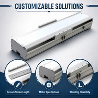 Module de glissière linéaire à vis à billes BSC22, actionneur linéaire électrique avec moteur pas à pas NEMA, rail compact haute rigidité pour machine CNC