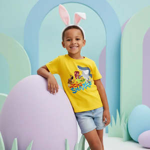 T-shirt Zig Et Sharko pour enfants, 100% coton jersey, polos personnalisés avec logo pour garçons, modèle numéro vêtements pour enfants - Product Image 3