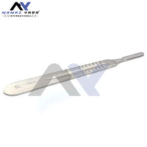Instrument chirurgical manuel de qualité supérieure Manche de scalpel en acier inoxydable de qualité supérieure #4 Outil médical de précision Compatible #20 #24 Lames - Product Image 4
