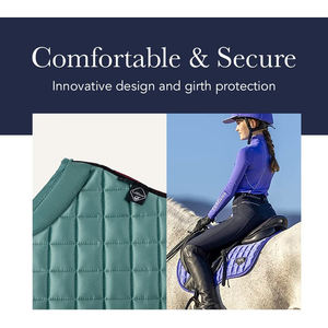 Tapis de selle de cheval doublure polaire matelassée, vêtements d'équitation, Logo personnalisé, coussin de selle de qualité supérieure, coussin de selle en feutre occidental - Product Image 4