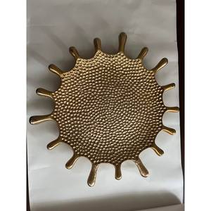 Plateau de service en argent unique Plateau décoratif pour plateau de table basse pour votre décor de salle à manger luxueux - Product Image 6