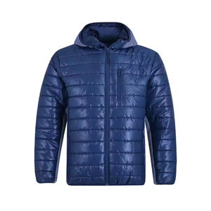 Doudoune à glissière intégrale pour hommes avec isolation thermique à col montant pour l'hiver enneigé, venteux et pluvieux - Product Image 1