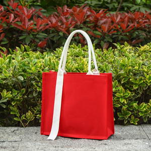 Tùy chỉnh thêu của phụ nữ chịu nhiệt Vải Tote Túi mua sắm mạnh mẽ Túi - Product Image 5