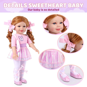 Babeside Mới Nhất 18 ''Thực Tế Vinyl Sống Động Như Thật Bé Con Búp Bê Toddler Công Chúa Cô Gái Búp Bê Thiết Lập - Product Image 5