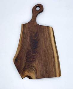 Tabla para cortar queso de madera maciza de Acacia creativa, forma rectangular con diseño de mango múltiple, tabla para cortar y picar con logotipo personalizado - Product Image 3