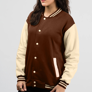 2025 nouveau arrivé grande taille coton lourd rembourré Varsity Letterman veste personnalisé broderie Logo chaud hiver collège veste - Product Image 5