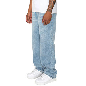 กางเกงยีนส์ชายทรงหลวมสำหรับผู้ชายกางเกงยีนส์ซักได้ตามต้องการเสื้อผ้ากลางแจ้ง - Product Image 5