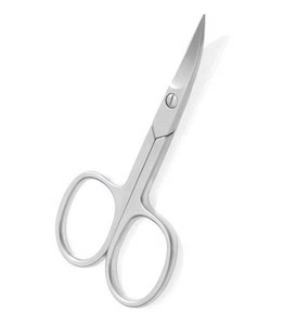 Ciseaux à cuticules incurvés en acier inoxydable de haute qualité de 3.5 pouces avec outil de beauté ergonomique avec logo personnalisé - Product Image 6