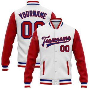Chaqueta de béisbol universitaria para hombre Diseño de logotipo personalizado Suelta Casual Varsity Estilo deportivo Bordado Fábrica al por mayor para adultos - Product Image 6