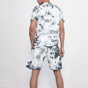 2024 สินค้าใหม่มาใหม่ขายส่งฤดูร้อนผู้ชายสบายๆเสื้อยืดและกางเกงขาสั้นชุดBreathableเสื้อยืดและกางเกงขาสั้นชุด - Product Image 3