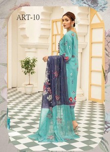 Trajes Shalwar Kameez bordados en viscosa de alta calidad para mujer, vestido de invierno de estilo paquistán-Salwar-Saree para fiestas - Product Image 4