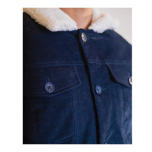 Chaqueta Sherpa de Alta Calidad para Hombre, Ecológica, Antipilling, Sostenible, Transpirable, 100% Algodón, Resistente al Viento, de Secado Rápido, Corte Regular - Product Image 3