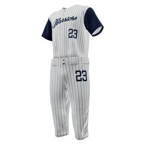 Maillot de baseball pour homme adulte respirant à séchage rapide, col en V, 100% polyester, imprimé personnalisé par sublimation, motif uni, tissu 300g, OEM - Product Image 6