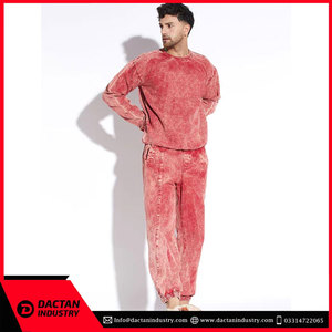 Chándales de lavado ácido para hombre a la moda del fabricante, ropa de calle de calidad premium con impresión digital de talla grande para invierno - Product Image 4