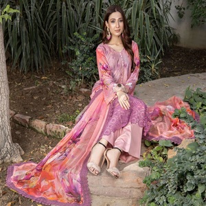 Diseñadores paquistaníes Salwar Kameez Dr Haris Vol SAMAR Conjunto de Kurta indio para mujer Traje de mujer Trajes y vestidos paquistaníes elegantes - Product Image 6