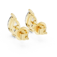 Pendientes de Diamante Cultivado en Laboratorio de 1.5ct, Corte Pera, Plata, Lujosos, con 4 Puntas, para Mujer, Regalo de Compromiso, Boda o Aniversario, Marca Harmonic Jewels