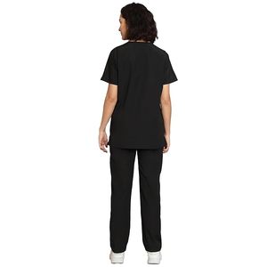 Premium Quality <b>Nurse</b> <b>Scrubs</b> Uniforms Sets for Women New Design Short Sleeves with Stand Collar Made of Canvas - Product Image 3