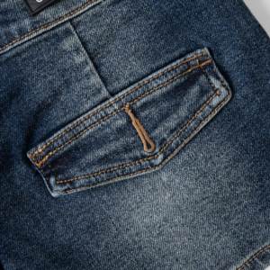 98% algodón 2% Spandex de moda recto transpirable enzima lavado pantalones cortos de mezclilla Vietnam 100 MOQ OEM/ ODM pantalones cortos para mujeres - Product Image 6