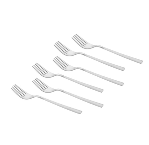 Precio directo de fábrica, tenedor de postre de acero, cuchara, cuchillo, tenedor y cuchara, pieza de diseño de cubiertos de acero con espejo de grado alimenticio - Product Image 1