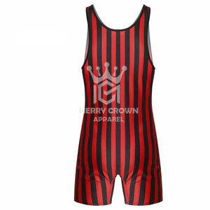 Hot Selling <b>Men's</b> Wrestling <b>Singlets</b> 100% Polyester Fabric Wrestling <b>Singlets</b> Comfortable Fully Sublimation Wrestling <b>Singlets</b> - Product Image 1