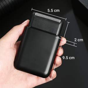 Mini Afeitadora Eléctrica Profesional para Hombres, Recortadora de Barba y Rasuradora para Cabeza Calva con Carga USB, Lavable, para Afeitar Cara y Cuerpo - Product Image 1