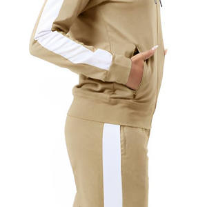 Chándales de invierno de talla grande de diseñador personalizados para mujer, ropa informal con capucha, conjunto de pantalones de chándal apilados, chándal de gran tamaño sólido - Product Image 5