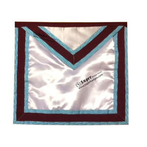 Delantal maestro masónico de diseño personalizado más vendido Delantal maestro masónico pasado bordado a mano de alta calidad - Product Image 5