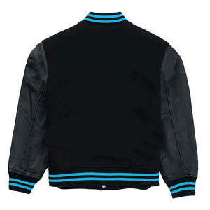 Logos de broderie personnalisés Veste universitaire en laine chenille pour hommes avec col montant Imperméable et respirant Couleurs et tailles personnalisées - Product Image 3