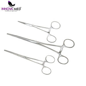 Pinces Kelly en acier inoxydable de haute qualité pinces droites et incurvées pour usage médical Base d'instruments chirurgicaux durables - Product Image 5