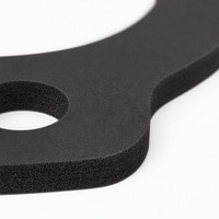Pièces d'étanchéité OEM en mousse EPDM découpée sur mesure, à cellules fermées, résistantes aux intempéries pour l'étanchéité automobile, de construction et de CVC