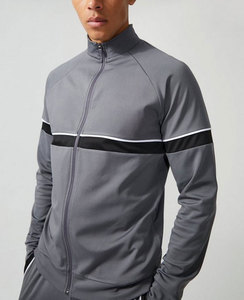 Chándal apilado ajustado personalizado de alta calidad para hombre, conjunto de dos piezas de algodón transpirable, conjuntos apilados de invierno, chándales para hombre - Product Image 1