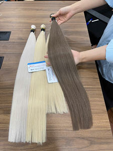 Meilleure vente été cheveux bruts bébé coloré extensions de cheveux humains super droite en vrac faisceaux avec des extrémités plus épaisses usine du Vietnam - Product Image 3