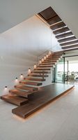 Escaliers flottants ouverts CBMMart | Design minimaliste d'escalier pour loft, duplex ou espaces commerciaux