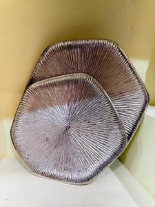 Juego de 2 platos para servir de aluminio de calidad superior con revestimiento de plata para catering y uso doméstico disponible para venta a granel - Product Image 4