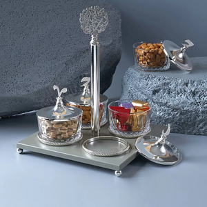 Hot Seller Bols à noix en métal à condament Bol à salade et à fruits décoratif pour la maison Bols à noix pour comptoirs et dessus de table - Product Image 6