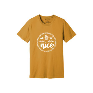 Thèmes de gentillesse imprimer 100% t-shirt en tissu de coton 160-180 à lourd GSM 12 couleurs disponibles Personnalisé votre propre conception et placement - Product Image 4