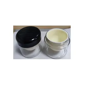 Hot On Sale Double Wall Inner Refillable 60ml Round Face Cream Container Or Body Butter PETG Cosmetic Plastic Jar With Lid
