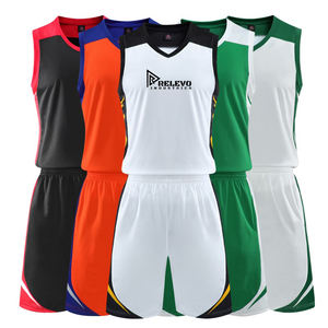 Maillot de basket-ball personnalisé de taille plus, respirant, à séchage rapide, best-seller, personnalisable en usine, sublimation, nom d'équipe personnalisé - Product Image 2