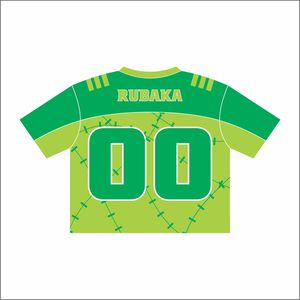 Camiseta de fútbol de malla recortada para hombre de nuevo diseño con impresión Digital Color personalizado transpirable 100% tela de poliéster - Product Image 4