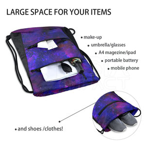 Drawstring <b>Backpack</b> <b>Lightweight</b> Design Spacious Storage Easy Carry for Gym Travel and Daily Use - Product Image 4