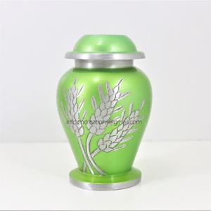 สร้อยคอโกศขนาดเล็กสำหรับเผาศพทำจากอลูมิเนียมสำหรับเถ้ากระดูกของคนขายส่งจากอินเดีย - Product Image 1