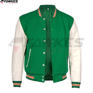 <b>Varsity</b> <b>Jacket</b> <b>Men</b> With Leather Sleeves - Casual High School Letterman Baseball <b>Bomber</b> <b>Jackets</b> For <b>Men</b> - Product Image 2