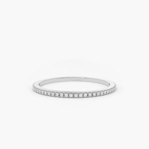 Bijoux personnalisés 10k 14k 18k véritable or jaune taille ronde diamant naturel bague de fiançailles bijoux de mariage de qualité supérieure pour femmes - Product Image 4