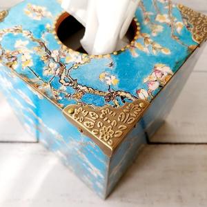 Boîte à mouchoirs en métal avec une belle impression numérique - Product Image 3