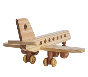 Hecho a mano de madera de pino Airbus arte decorativo rústico decoración del hogar acento hecho a mano granja - Product Image 1