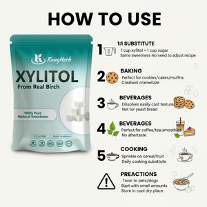 <span class=keywords><strong>Edulcorante</strong></span> Natural de Xilitol de <span class=keywords><strong>Abedul</strong></span> 100% Puro, Bajo IG, Apto para Diabéticos, 40% Menos Calorías que el Azúcar, Aditivo Alimentario Premium - Product Image 4