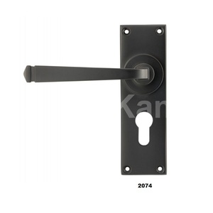 Vente chaude martelé cuivre poignée de porte d'entrée et serrure poignée de porte décorative avec poli pour la maison cuisine salle de bain porte utilisation - Product Image 4